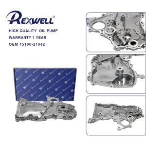 China 15100-21042 15100-21040 Auto Part Engine Oil Pump Assembly with Timing Cover for Toyota Vios Yaris Verso Corolla 1NZ 2NZ NCP90 on sale