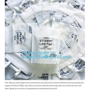 Buy cheap Wholesale high promotion laminated recyclable advertising logo pp printing grocery custom tote shopping non woven bag from wholesalers