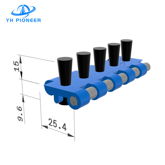 Buy cheap 85mm Width Conveyor Modular Belt With Brush For Material Handling And Cleaning from wholesalers