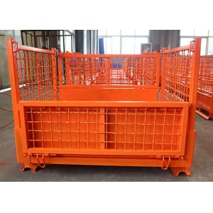 Buy cheap Woven Wire Mesh Pallet Cage 50x50 1.5T Four Sided from wholesalers
