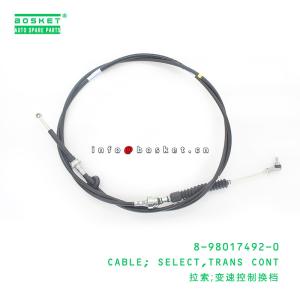 Buy cheap 8-98017492-0 Transmission Control Select Cable For ISUZU FG 8980174920 from wholesalers