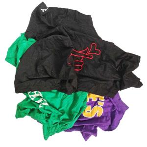 Buy cheap 25-55cm 90% Cotton  20kg Dark Colored T Shirt Rags from wholesalers