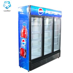 Buy cheap Glass Door Display Chiller Glass Front Refrigerator Freezer from wholesalers
