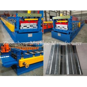 Buy cheap High Strength 22KW Floor Deck Roll Forming Machine With Gearbox Drive from wholesalers