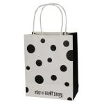 Buy cheap Dot Design Personalized Paper Shopping Bags , Promotional Paper Bags Offset Printing from wholesalers