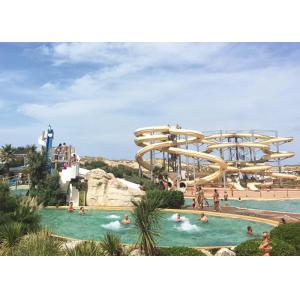 Buy cheap Durable Spiral Swimming Pool Slide Large Thrilling Playground Entertainment Equipment from wholesalers