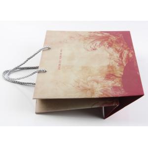 Buy cheap Matte Laminated Pretty Gift Packing Bags 250GSM Art Paper With PP Handles from wholesalers