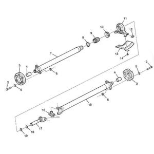 Buy cheap Cadillac CTS 4DR 2004-2007 Front and Rear Drive Shaft/Propeller Shaft 25773497 product