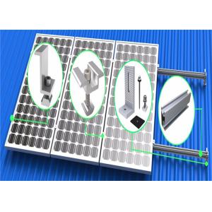 Buy cheap Vertical Flat Roof Mounting System High Anodized Aluminum Extrusion Frame from wholesalers