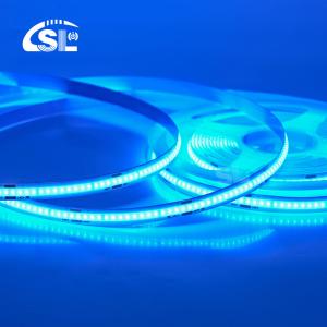 Buy cheap Electroplate COB 24v COB 320Ds 8mm Ra 85 Ice BLue Light Strip with 50000 Hour Lifespan from wholesalers
