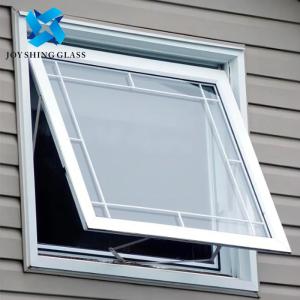 Waterproof Aluminum Awning Window Customized Skylight Glass Windows