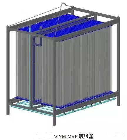 Buy cheap PVDF MBR Membrane with 0.03μm Pore Size and 60m2 Surface Area for Out-inside Module Waste Water Treatment from wholesalers