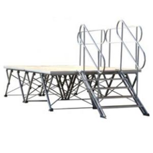 Buy cheap Outdoors Folding Aluminum Platform Weather Resistant Smooth Welding from wholesalers