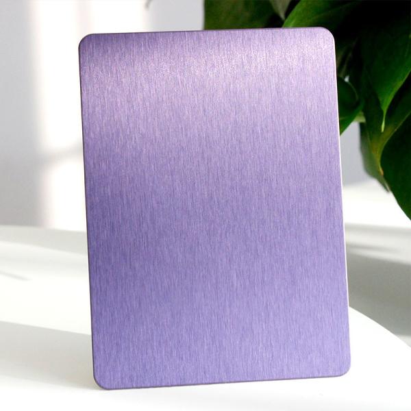 Quality JIS Brushed Stainless Steel Sheet 0.8mm Thick For Wall Decorative for sale