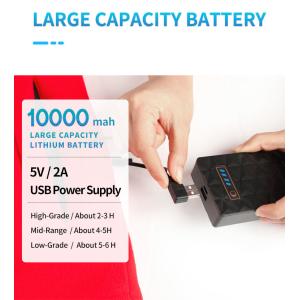 Buy cheap 55C 5V Smart Rechargeable Heated Gilet Mens Heated Body Warmer from wholesalers