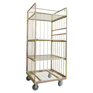 Buy cheap Transportation Logistics Trolley Racks Folding Pallet Roll Container Stable from wholesalers