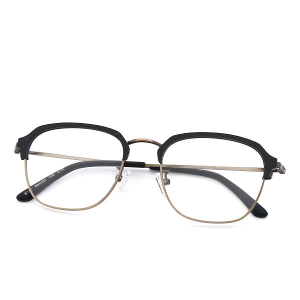 Quality Polygons Wood Grain Acetate Optical Frames For Men And Women MR 8120 for sale