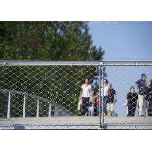Plain Weave Architectural Wire Mesh Balustrade Of Balcony Terrace