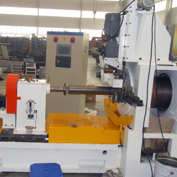 Big Diameter Screen Basket Wedge Wire Screen Production Machine , Cast Steel