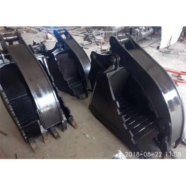 Quality ZX60 Mini Excavator Grapple , 2Pcs Cylinder Hydraulic Grapple Attachment for sale