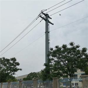 Buy cheap 110KV Direct Current Steel Power Pole with 25+ Years Lifespan and 16m Once Forming for Electrical Transmission from wholesalers