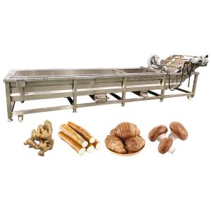 Buy cheap Water Saving 500kg Per Hour Vegetable and Fruit Avocado Garlic Tomato Pomegranate Cherry Washing Grading Sorting Machine from wholesalers