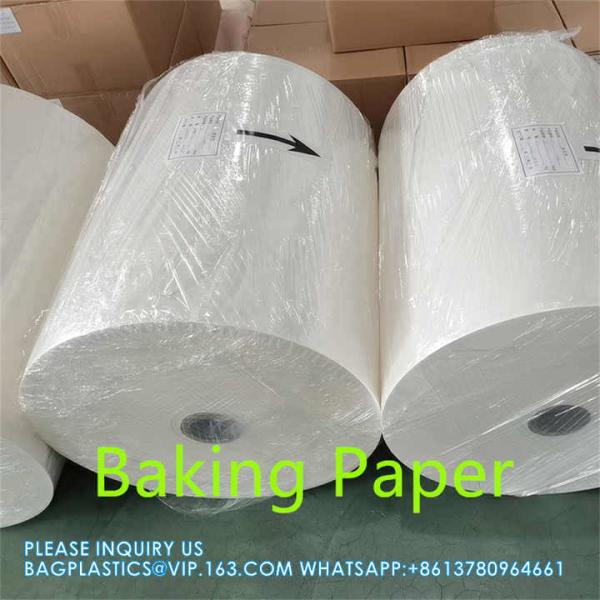Silicone Coated Parchment Baking Paper Jumbo Roll, Non-Stick Greaseproof