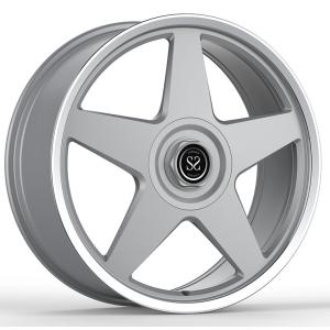 Buy cheap 21x10 ET25 Big Cap Matt Silver Custom Forged Rims For Audi Q6 2021 2022 from wholesalers
