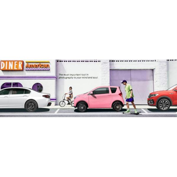 Energy Type Pure Electric 2 Seats Solar Car 550km High Speed EEC COC Mini Blaval Auto 2 Small Vehicles 850kg Curb Weight