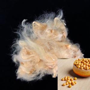 Buy cheap 1.5D 2D Natural Protein Soybean Fiber UV Protection Antibacterial product