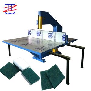 Buy cheap AC380/50HZ Vertical Sponge Foam Cutting Machine with Hot Melt Glue Laminating Function from wholesalers