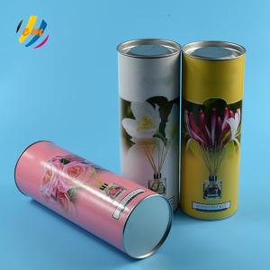 Cardboard Tube Packaging With Embossed Lid