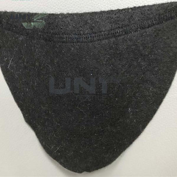 Quality Glue Sewing Shoulder Pads , Black Jacket Shoulder Pads Polyester for sale