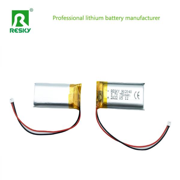 Quality 902040 3.7V 750mAh Rechargeable Lithium Polymer Battery Cell for sale