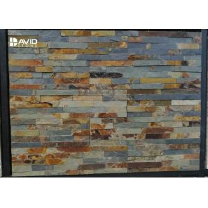 Buy cheap Shinny Rusty Natural Slate Cultured Stone Durable Low Water Absorption from wholesalers