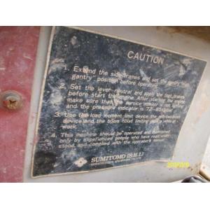 Sumitomo crane 50 ton crawler crane