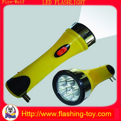 Quality Plastic Rechargable Led Torch for sale