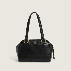 Buy cheap 28cm 16cm PU Shoulder Bag Embroidery Thread Checkered Shoulder Bag from wholesalers