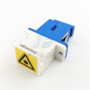Buy cheap Sm Blue Fiber Optic Adapter UPC SC coupler With Ear from wholesalers