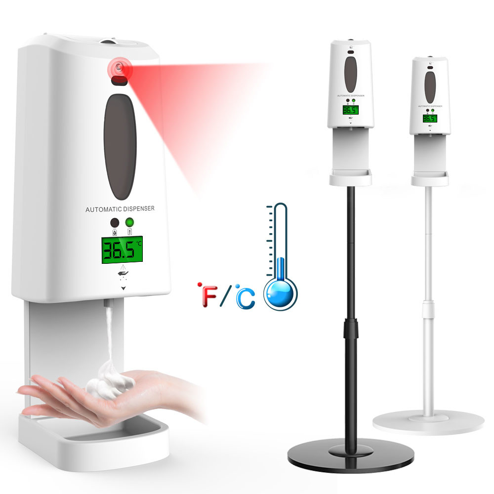 No Touch Automatic Soap Dispenser with Infrared Temperature Thermal Camera