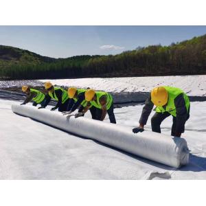 1m-6m Width Polyester Long Fiber Non Woven Geotextile For Road Sample Provided