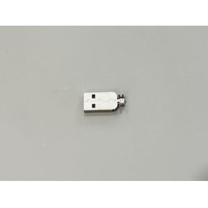 Buy cheap USB 2.0 AM Connector Two-Piece Metal Shell 24.7mm | Electrical Wire Cable Terminal Connector for Power & Data Transmission from wholesalers