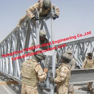 Lightweight Army Military Bailey Bridge Temporary Or Permanent Steel Structure