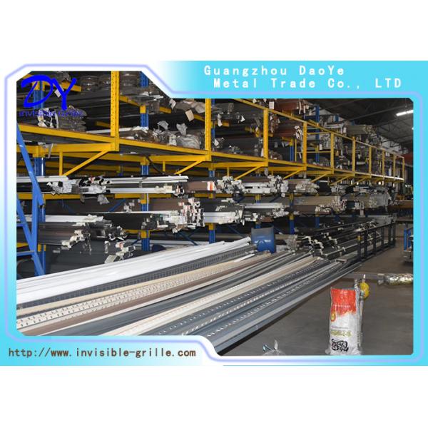 Quality Insulated Aluminium Window Balcony Invisible Grille For Commercial Building for sale