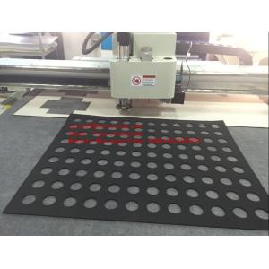 Buy cheap SBR Mat Rubber Sheet Flatbed Auto Grading Oscillating Knife Cutting Machine from wholesalers