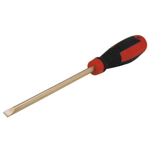 Flat Head Non Ferrous Screwdriver Spark Proof Rubber Handle Roll - Off