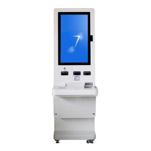 32 Inch Foor Standing Touch Screen Card Dispenser Machine QR Code Reader Self