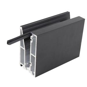 Commercial and Private Glass Railing System with Glass Fenced Geosyncline U