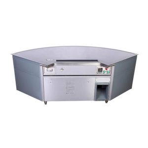 Buy cheap Customized 11 Seat Fan Shape Teppanyaki Grill Table with 500*380mm Cooking Size for Commercial Restaurant & Hotel from wholesalers