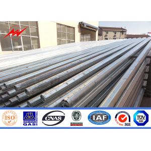 Buy cheap 15M Bitumen Burial Type Galvanised Steel Tubular Pole For Transmission Poles from wholesalers